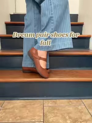 TikTok post by @stephsfashionfinds for Dream Pairs. Caption reads: @Dream Pairs Mary Jane Shoes for the win for fall....