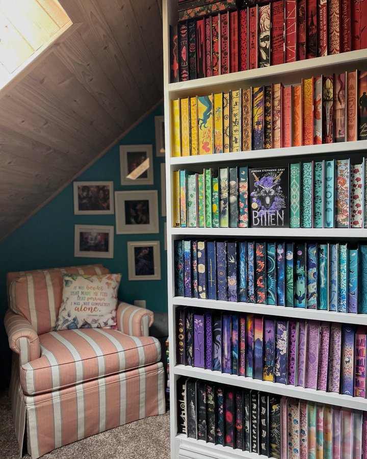 Instagram post by @xenatine for The NOVL. Caption reads: What is a book you’re looking forward to getting....