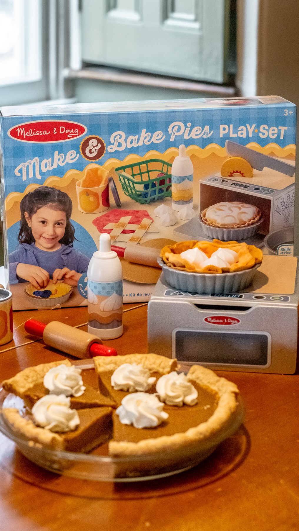 Instagram post by @thecozyplum for Melissa & Doug. Caption reads: #ad There’s something so special about cooking....