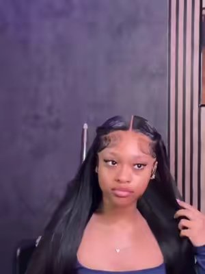 TikTok post by @gen_mulann for Zlike Hair. Caption reads: @Zlike Wigs @Zlike Hair Store 34-inch Length &....