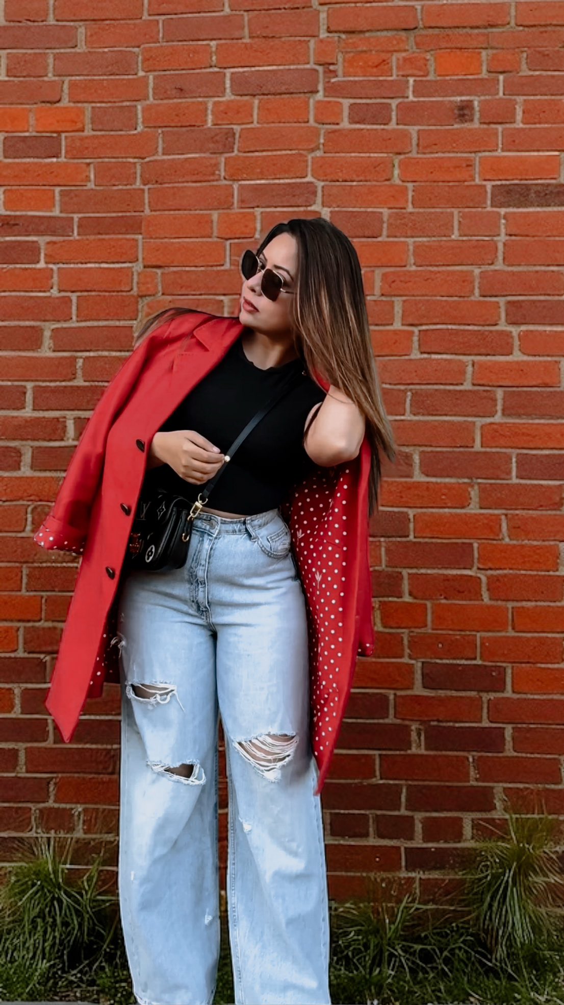 Instagram post by @suvidhiahuja for Blue Illusion. Caption reads: Not just a coat — a conversation!❤️
With its rich....