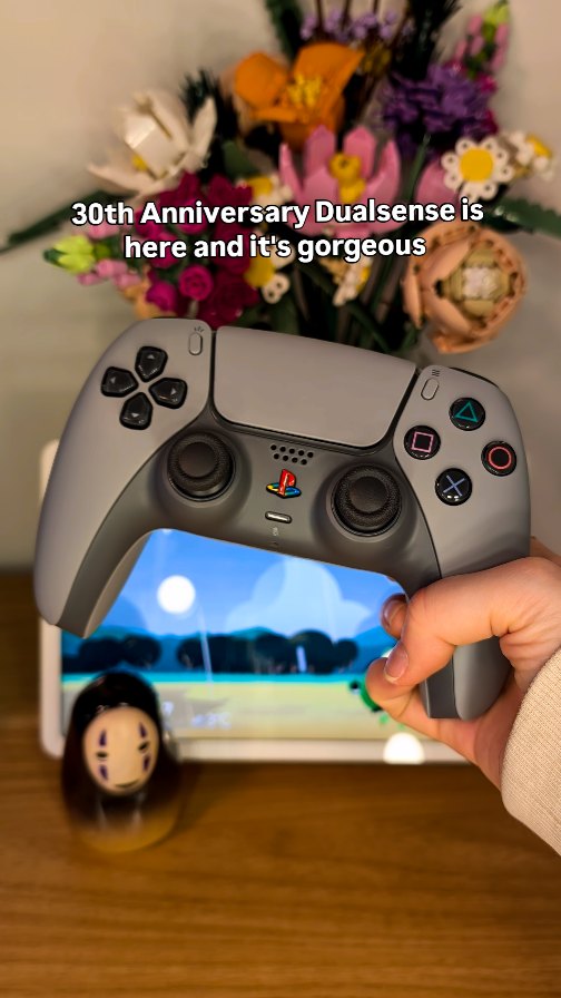 Instagram post by @syla_bye for PlayStation DACH. Caption reads: Thank you @playstationde for sending me one 🥹💙....