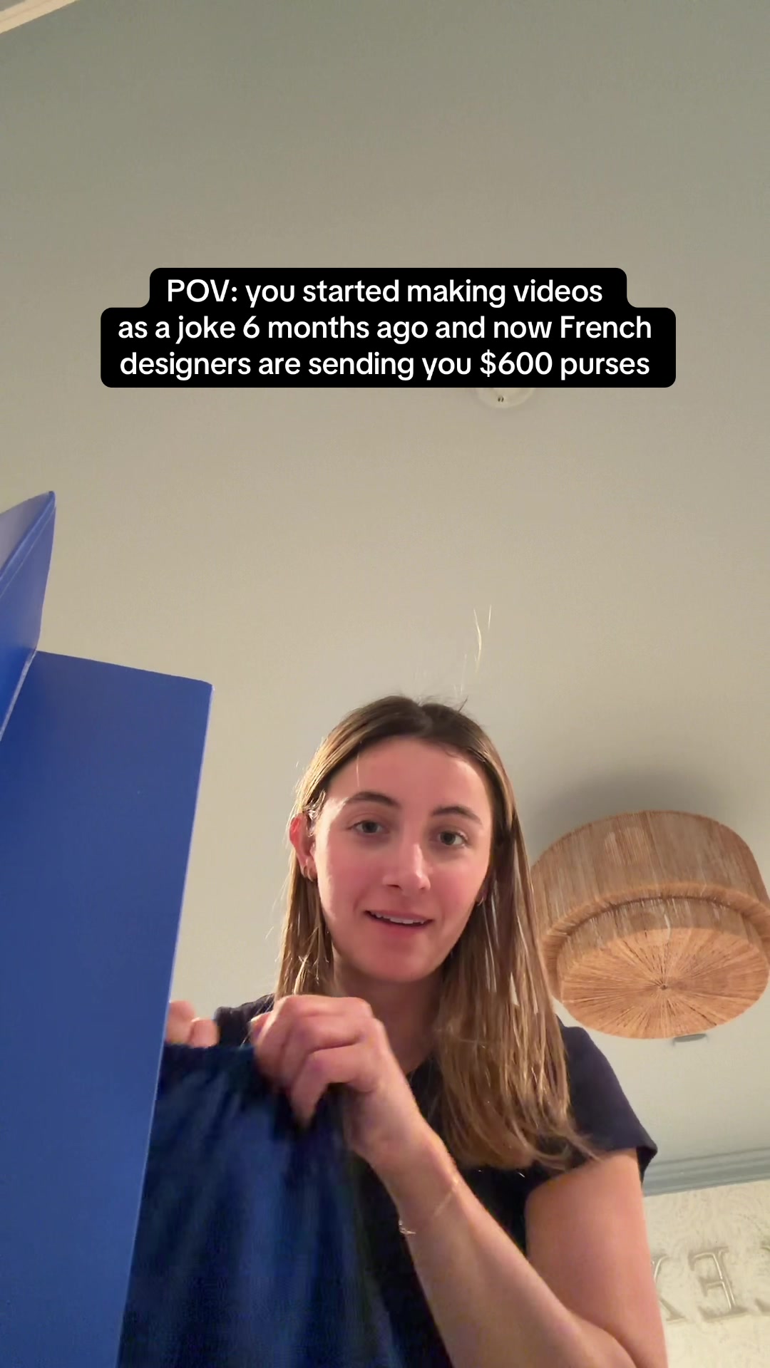 TikTok post by @alexblumy for Le Tanneur. Caption reads: [...] #gifting #pr #influencer Thank you @Le....