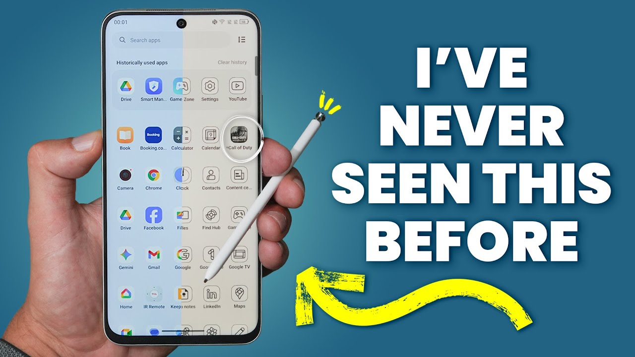 YouTube post by @WhatGear for Moment. Caption reads: TCL NXTPAPER 60 Ultra - The Best Smartphone Of....