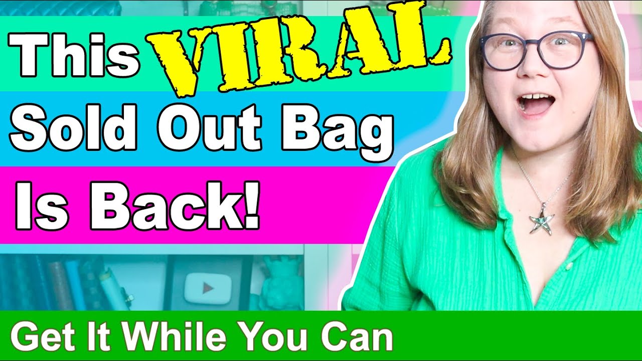 YouTube post by @AutumnBeckman for BAGGU. Caption reads: [...] planner pages Shop this video. Baggu bowlers....