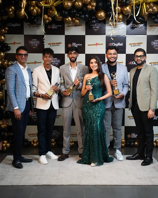 Instagram post by @theguywhoclicksfood for Digitek. Caption reads: We proudly congratulate the winners of Digitek....