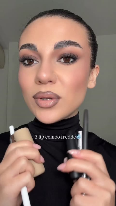 Instagram post by @sofia_bossii for Overskin. Caption reads: [...] #combolabbra 
@maccosmeticsitalia @overskin....