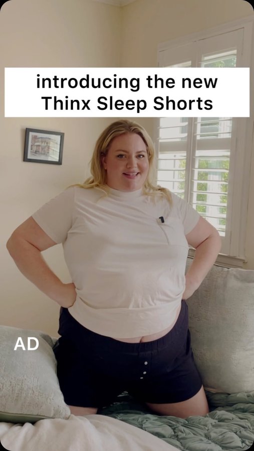 Instagram post by @heyseantaylor for Thinx. Caption reads: Attention sleepy girls! #AD @thinx ​
​
Since....