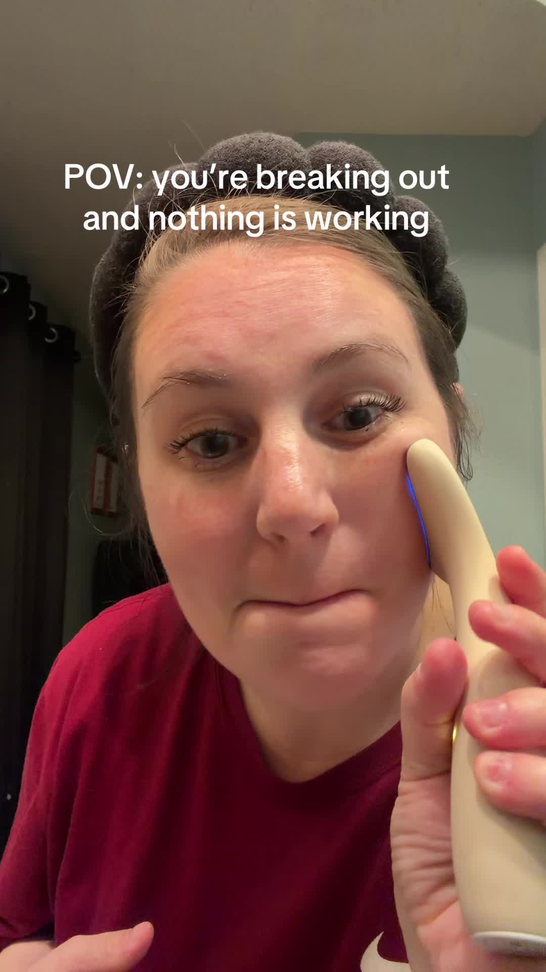 TikTok post by @raising2gems for Revomadic. Caption reads: [...] with acne or inflammation? The @REVOMADIC....