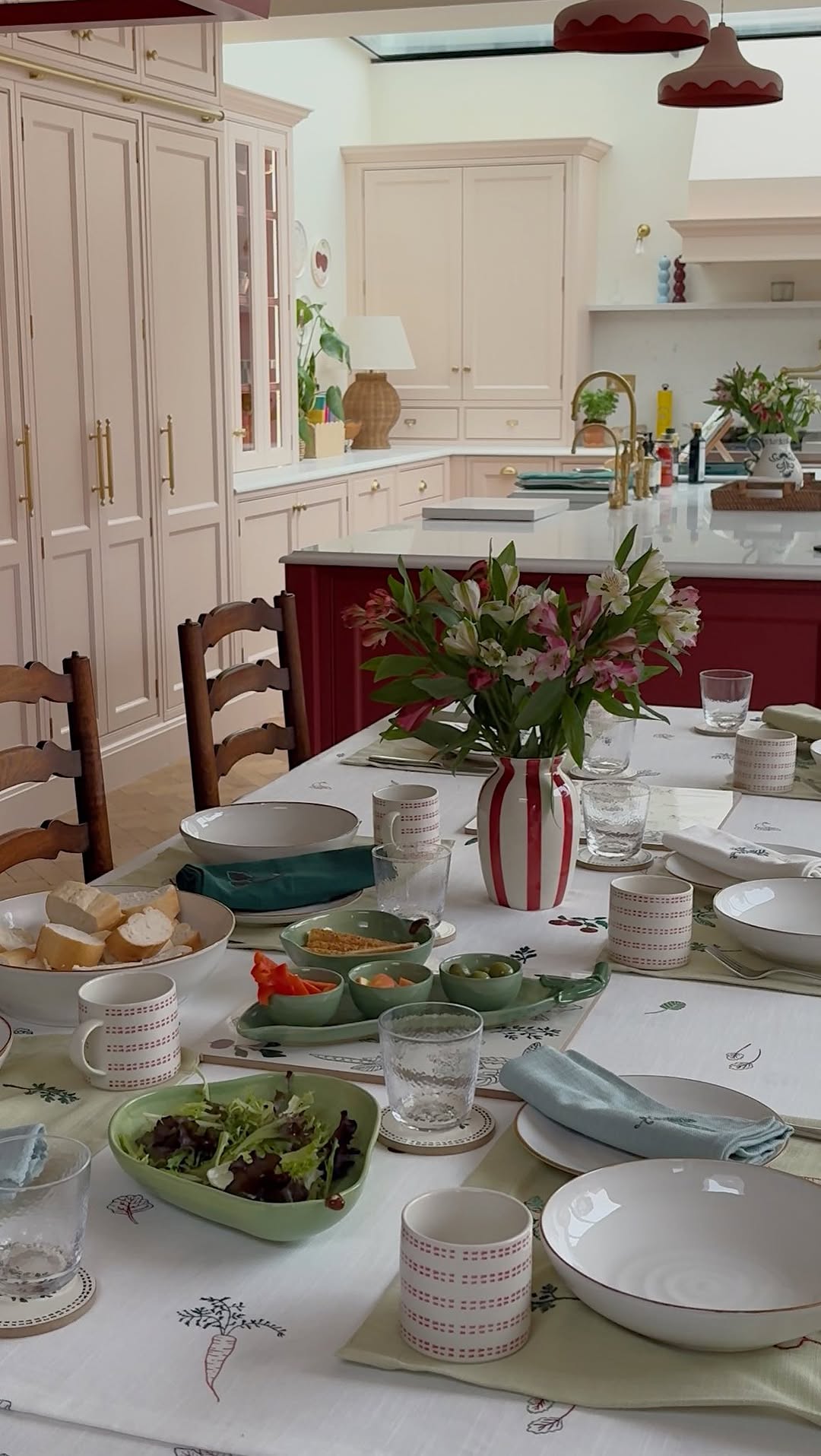 Instagram post by @makemyhomepretty for John Lewis. Caption reads: ad. I’ve always loved @johnlewis for pieces that....