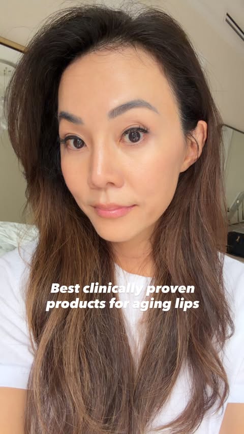Instagram post by @thedavisstandard for OneSkin. Caption reads: [...] My new routine for my lips: @oneskin.co....