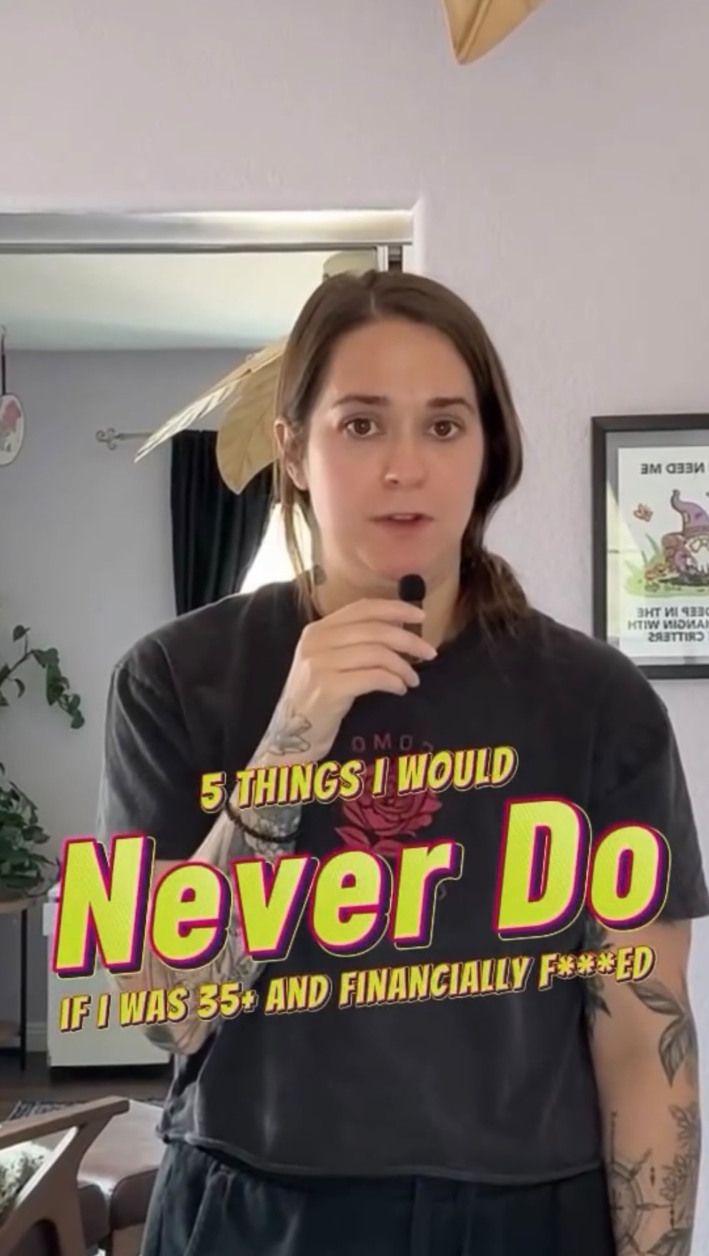 Instagram post by @clobaremoneycoach for Ally. Caption reads: if ya wanna start investing cause you're only 35....