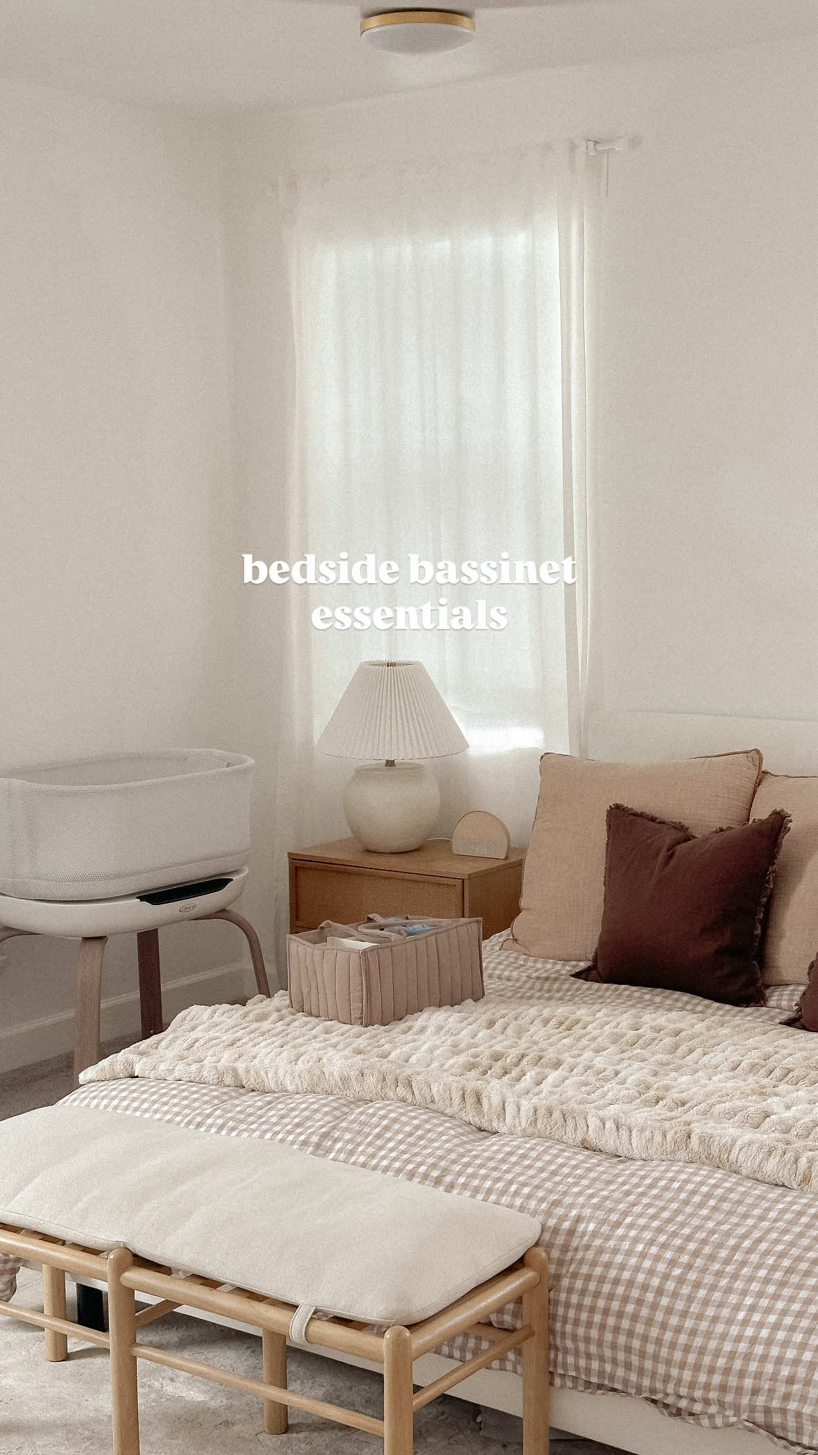 TikTok post by @kileanryeel for Graco. Caption reads: [...] with newborn essentials with me ft. @graco....