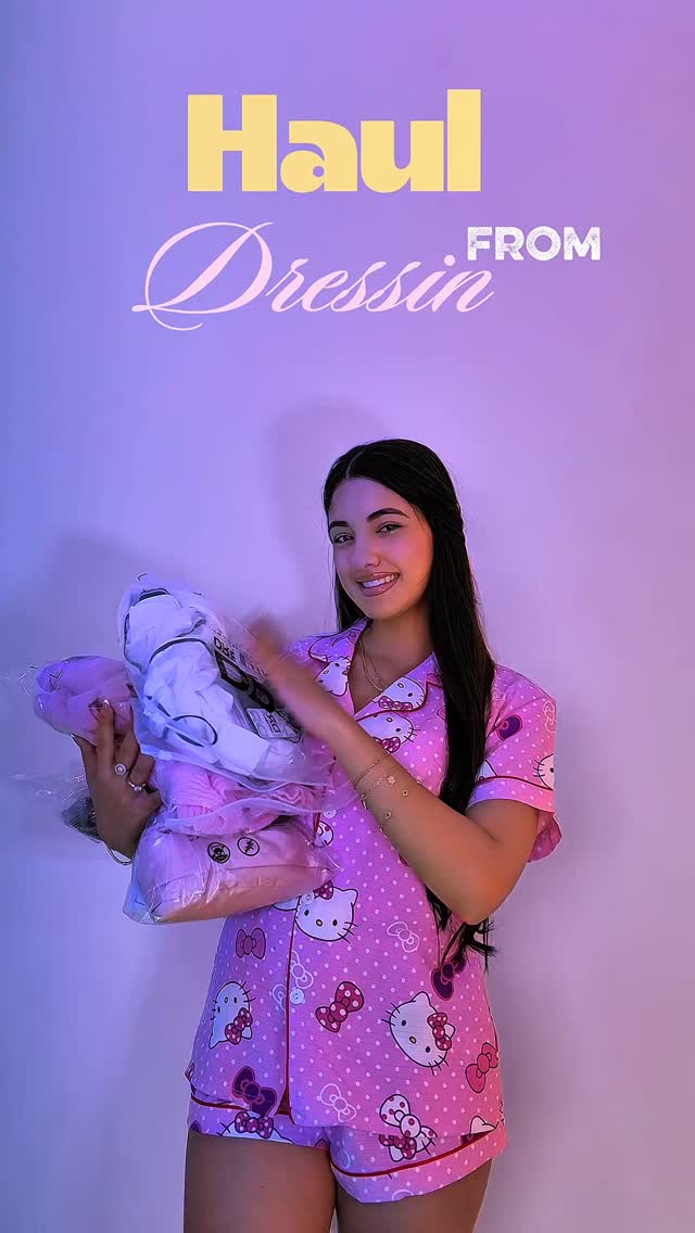 Instagram post by @heydis.gonzalez08 for DRESSIN. Caption reads: Haul from @dressinsocial ✨🤍.