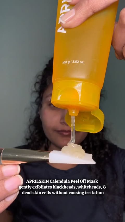 Instagram post by @mannat_s_96 for APRILSKIN. Caption reads: [...] acne fix? No i m not kidding guys

its....