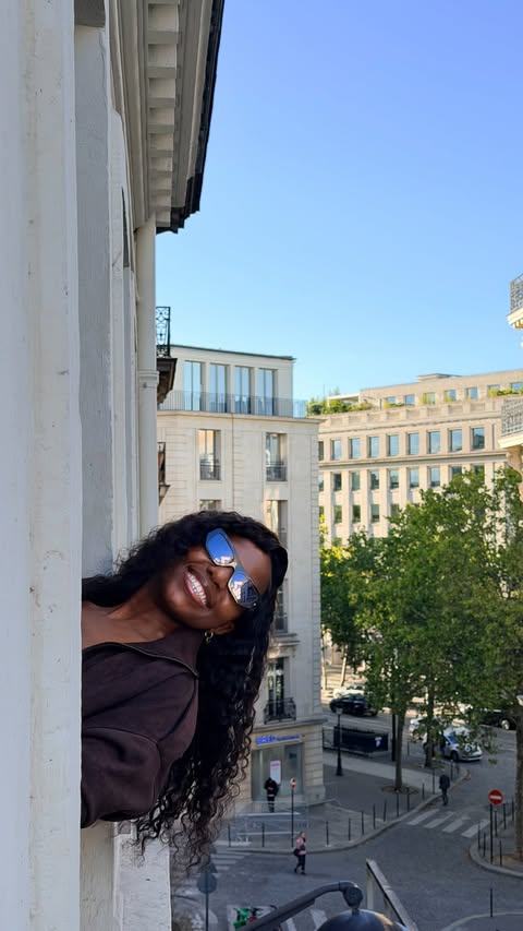 Instagram post by @pumcingo for Absa Group. Caption reads: A few days into Paris 🇫🇷 and I can officially....