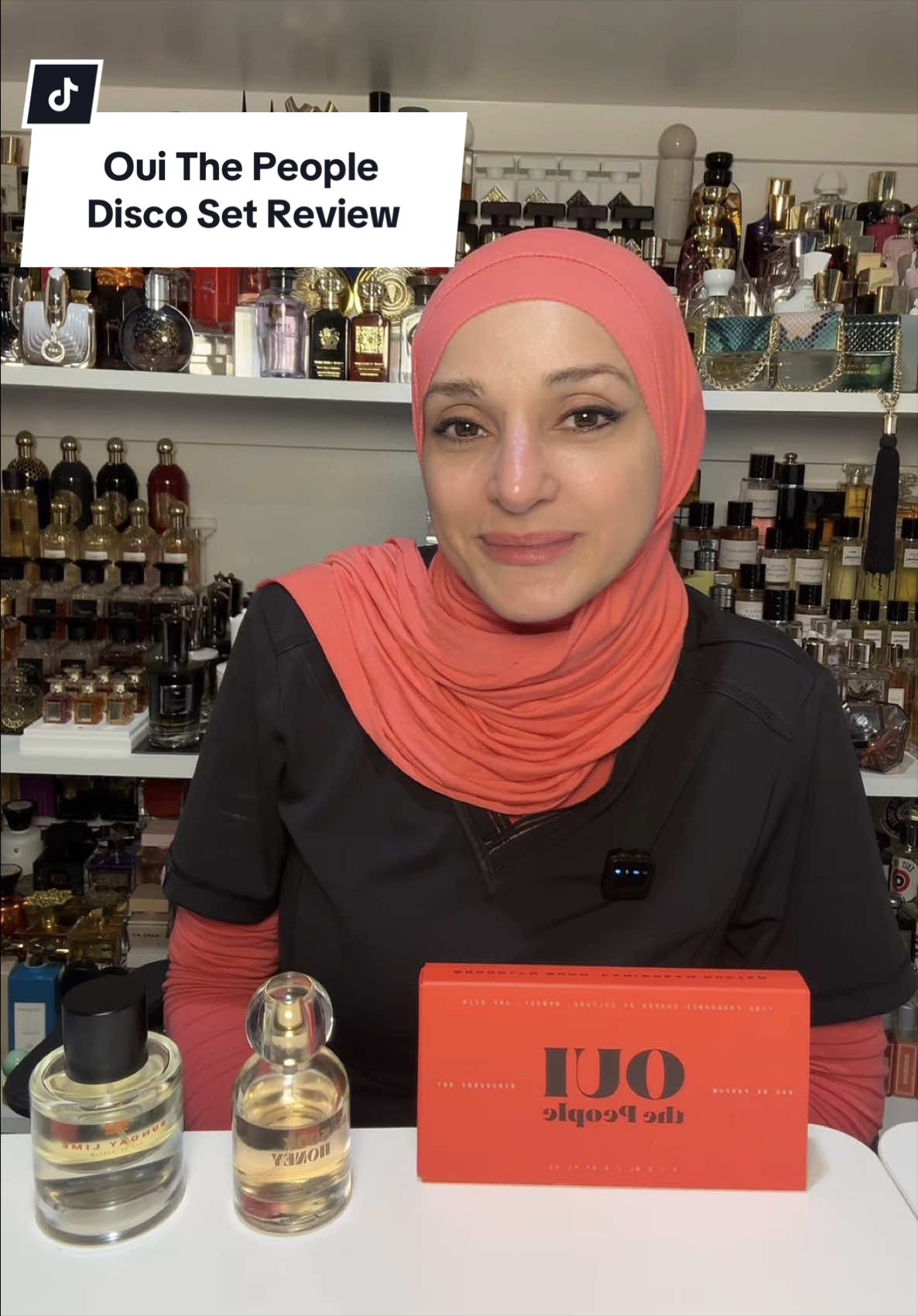 TikTok post by @inemanshome for OUI the People. Caption reads: [...] 3 brand new fragrance releases from Oui The....