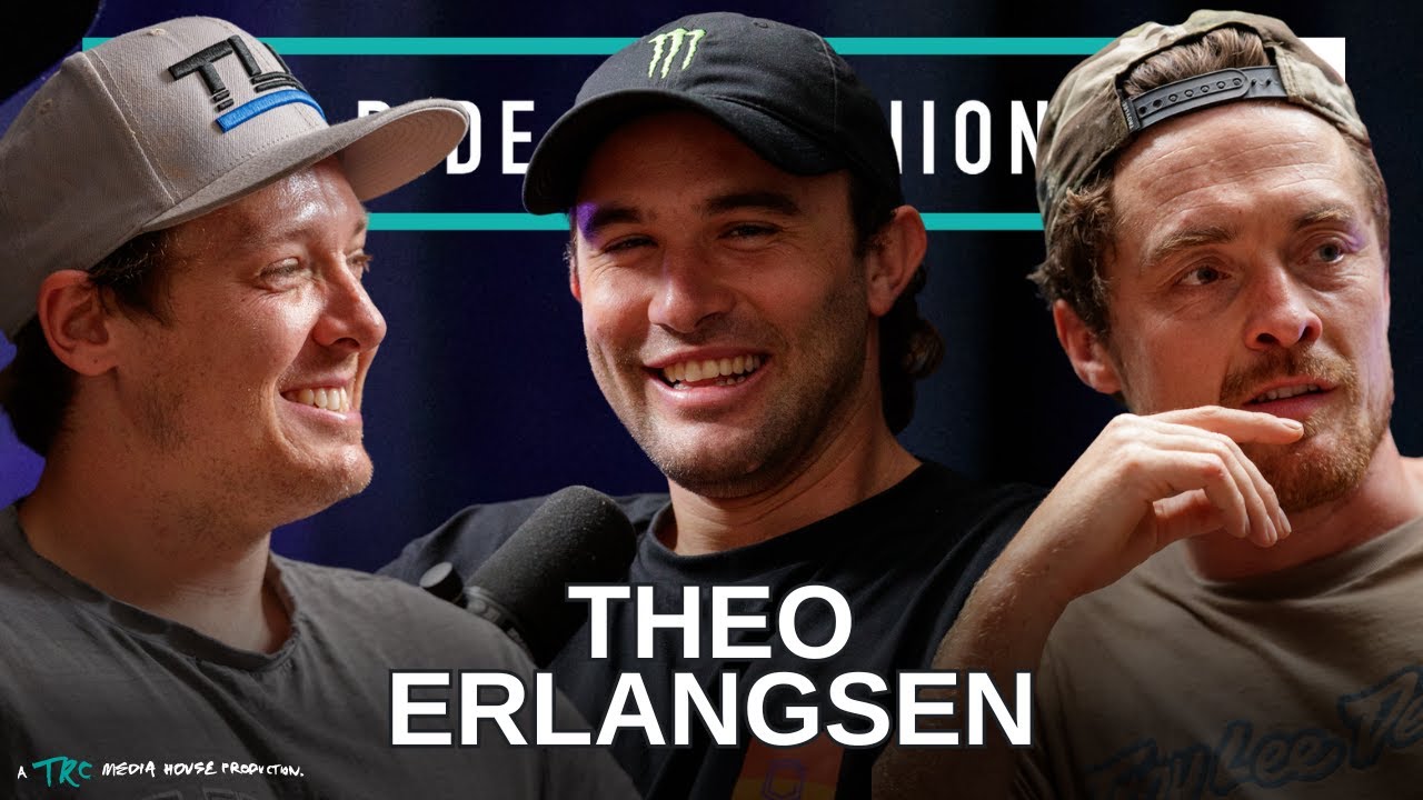 YouTube post by @TheRideCompanion for Compex. Caption reads: Theo Erlangsen on the Controversial Leaked UCI/WBD....