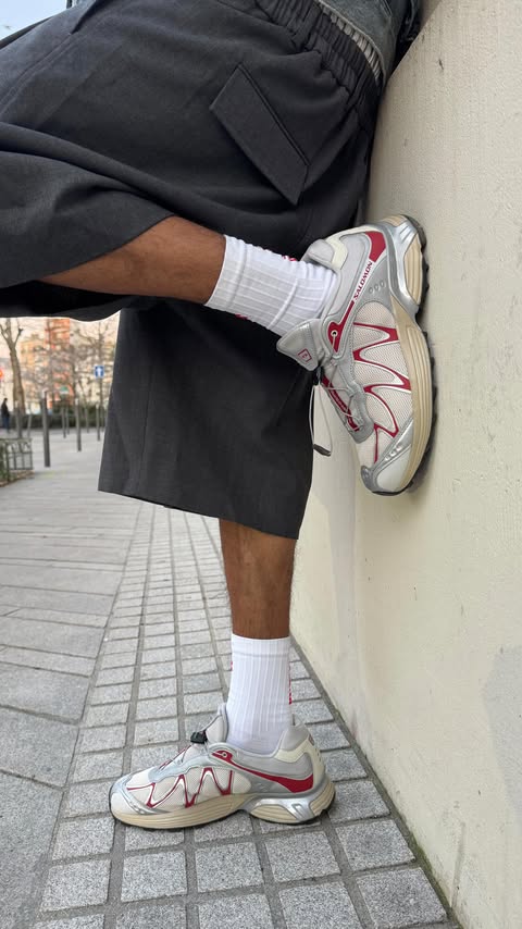 Instagram post by @jaydenwittl for Zalando. Caption reads: [...] XT-Whisper. 📌 #SalomonSportstyle....