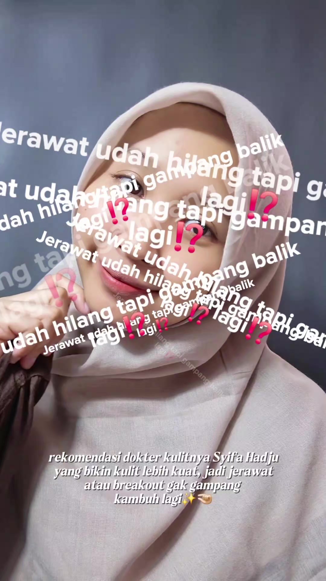 TikTok post by @niialestarii2 for Laboré Sensitive Skin Expert. Caption reads: #moisturizerlabore #laborebarrierrevivecream....