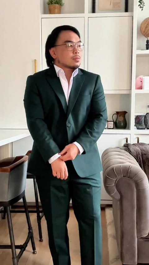 Instagram post by @dapperdangerousllc for Men’s Wearhouse. Caption reads: AD - There’s something to be said about the....