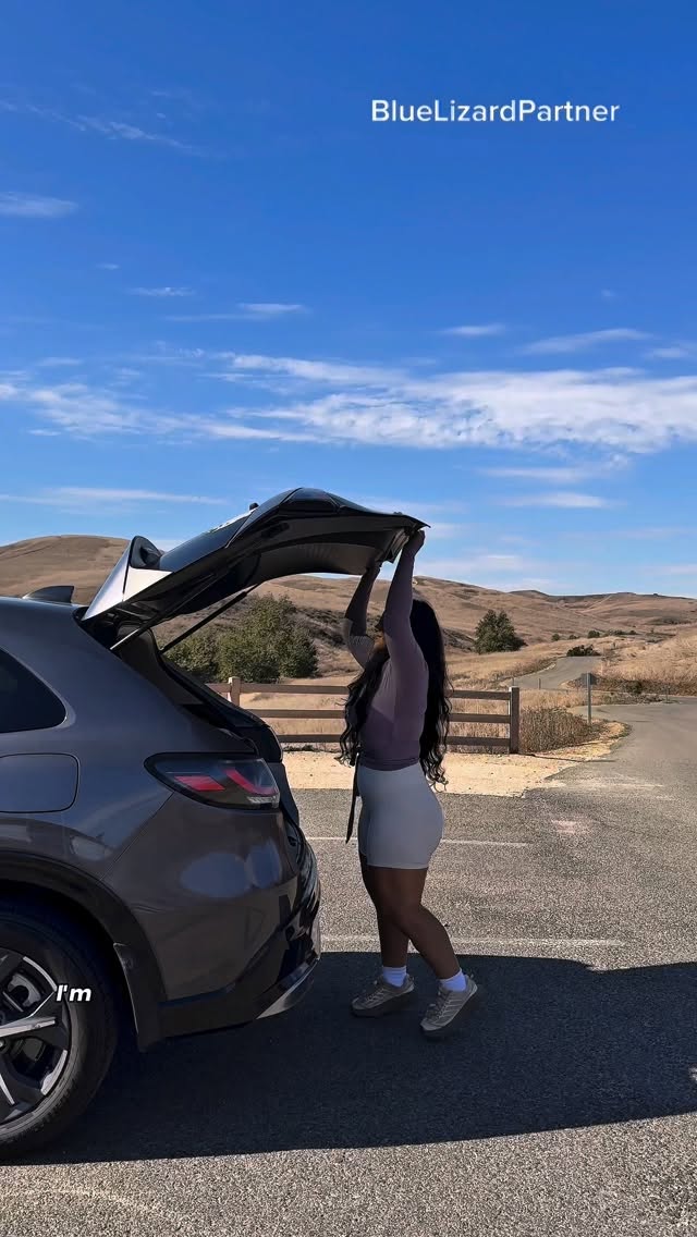 Instagram post by @priscillayoshida for Blue Lizard Sunscreen. Caption reads: @bluelizardsunscreen always tags along on our....