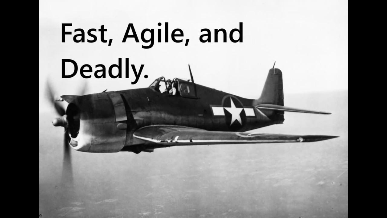 YouTube post by @GregsAirplanesandAutomobiles for Zazzle. Caption reads: F6F Hellcat, Best Naval Fighter of WW2!.