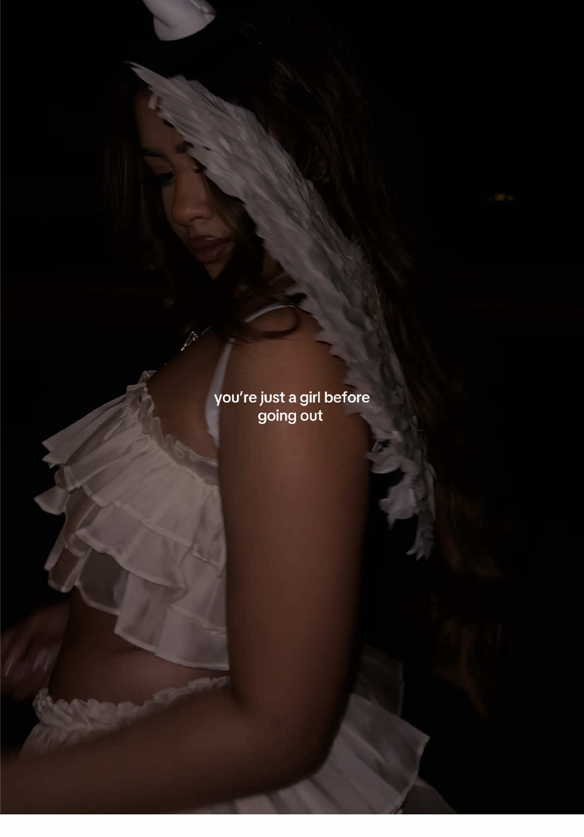 TikTok post by @arminarshe for Eva NYC. Caption reads: an essential always 🪽🪽using @Eva NYC hair and....