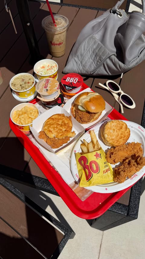 Instagram post by @emilyphillipsw for Bojangles. Caption reads: [...] has made its way to Oklahoma City,....