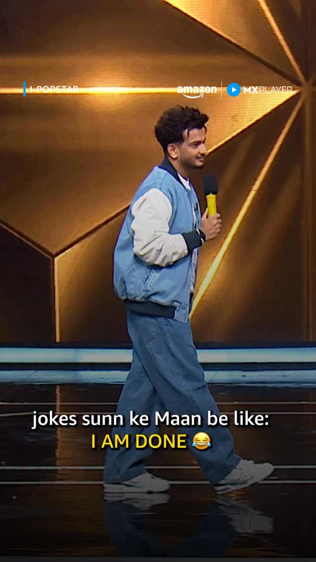 Instagram post by @maanpanu_ for MX Player. Caption reads: [...] gaya hai 😂 I-Popstar streaming now on....