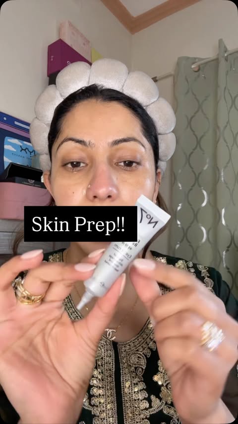 Instagram post by @jassaman_makeup for BYOMA. Caption reads: Skin prep for heavy makeup!!! . . @byoma....