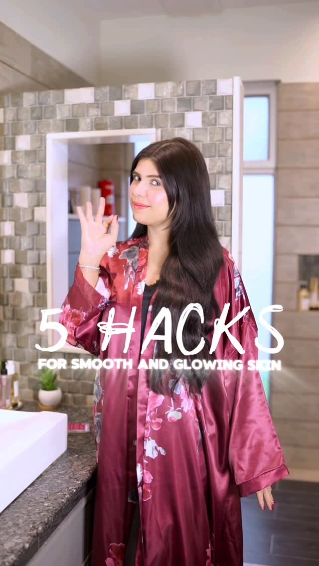 Instagram post by @draroobabatool for Lifebuoy. Caption reads: 5 body care hacks I personally rely on to beat dry....