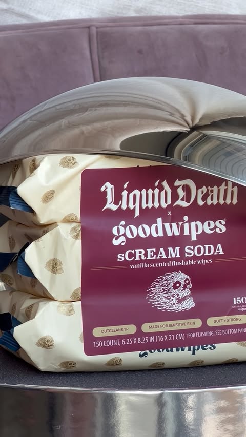 Instagram post by @simonsaidd for goodwipes. Caption reads: [...] limited-edition sCream Soda wipes from....