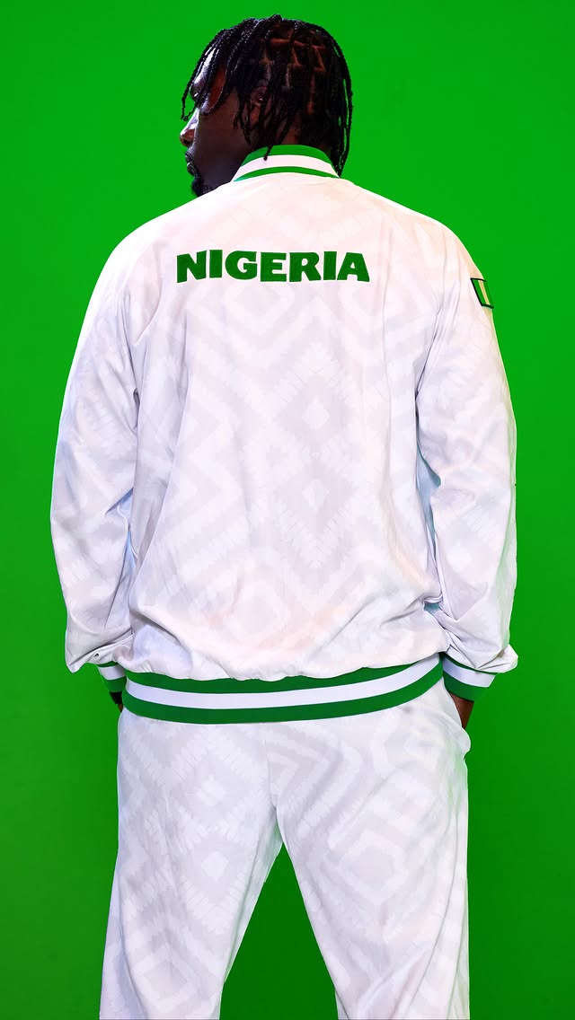 Instagram post by @l.smith23 for Actively Black. Caption reads: The @activelyblack x Team Nigeria Olympic Kit &....