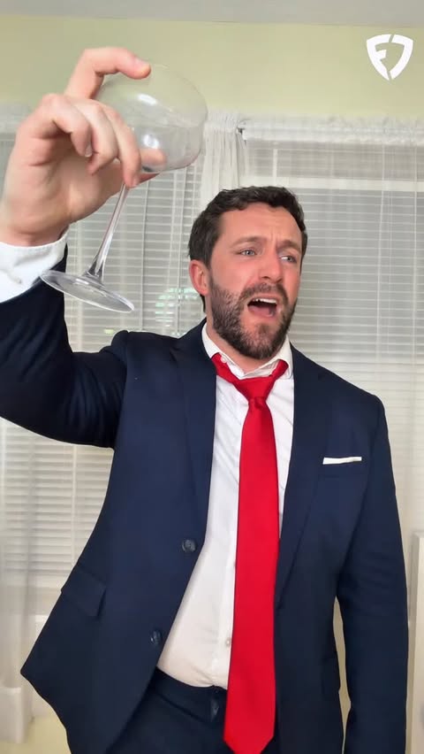 Instagram post by @ian.brownhill for FanDuel. Caption reads: What a season it’s been 🥂 thanks @fdsportsbook....