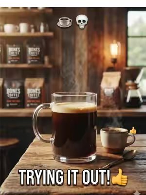 TikTok post by @christinaboymama25 for Bones Coffee Company. Caption reads: @Bones Coffee Company #walmart #bonescoffeecompany....