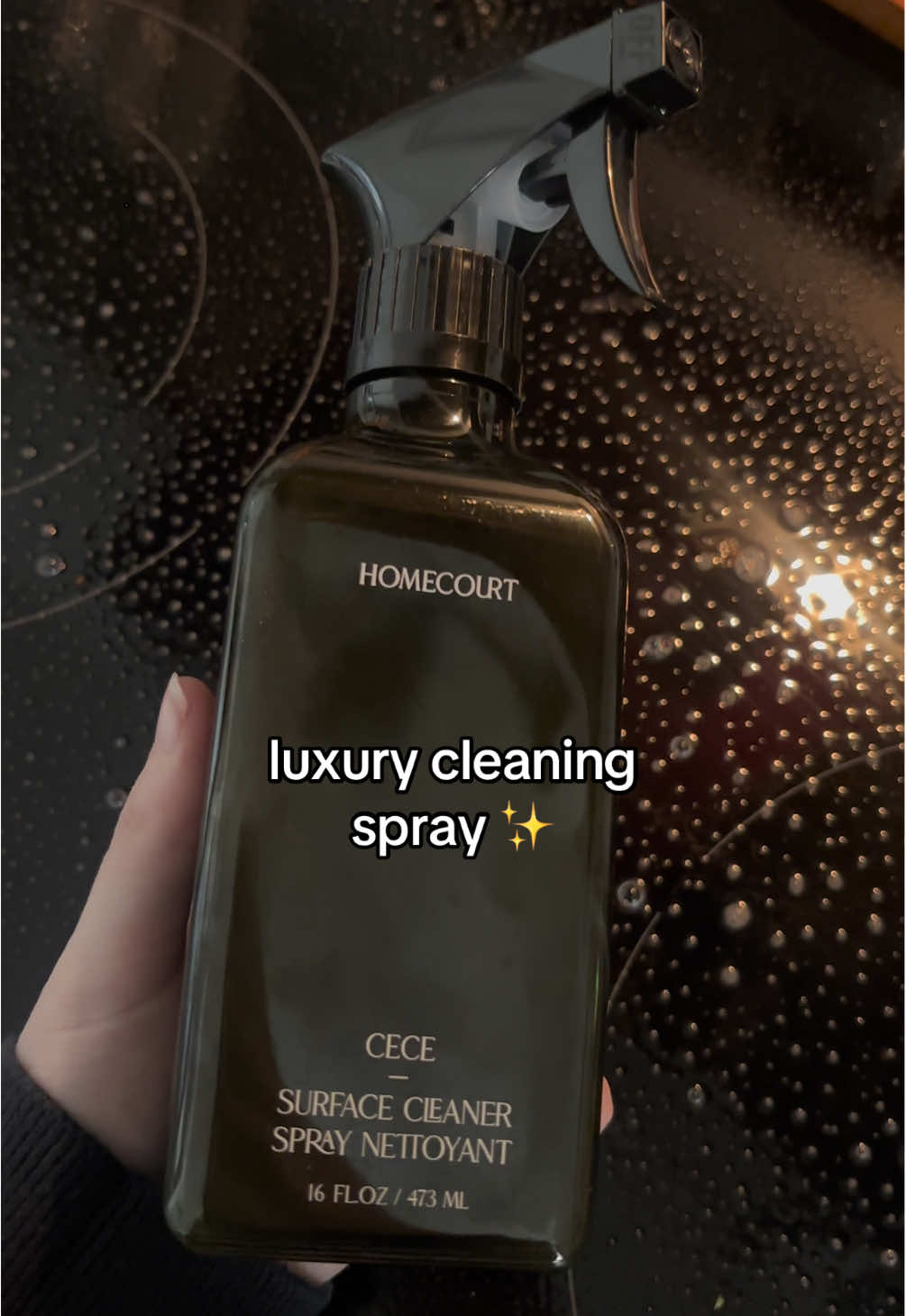 TikTok post by @kaydlim for Homecourt. Caption reads: [...] behind and amazing scent ✨😮‍💨 @Homecourt....
