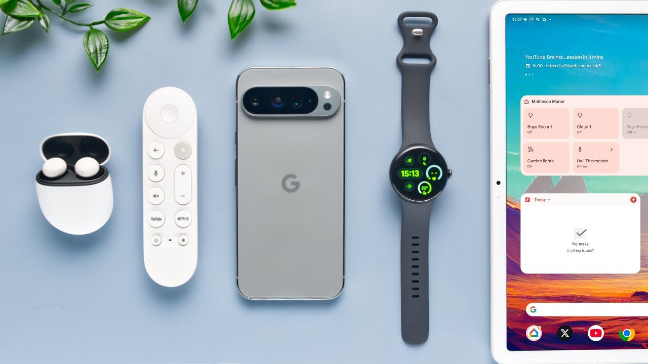 YouTube post by @PeteMatheson for MagBak. Caption reads: ULTIMATE Guide to Pixel Ecosystem.