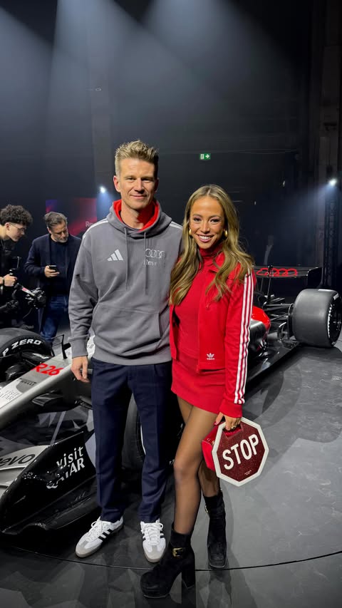 Instagram post by @joliesharpe for adidas. Caption reads: Rumour has it there’s a new car on the....