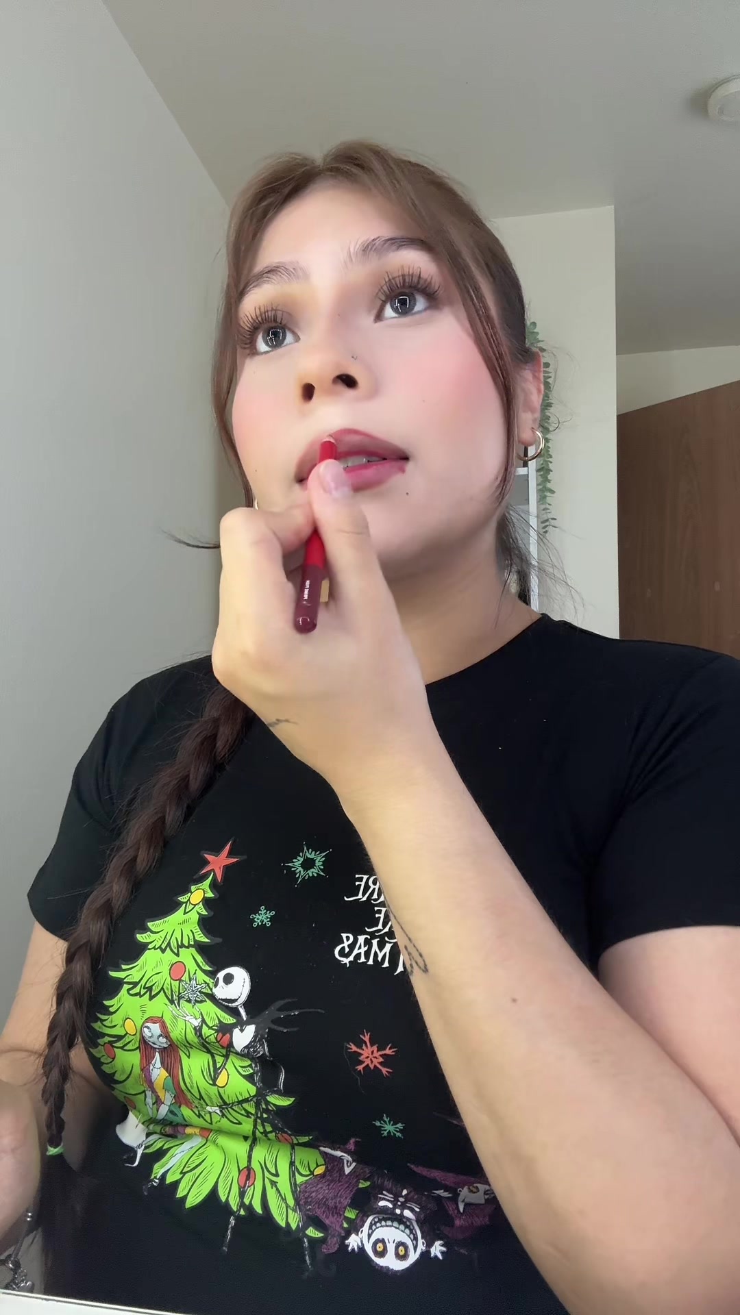 TikTok post by @funnypenjs for ONE SIZE BEAUTY. Caption reads: [...] #erikaavalos @Benefit Cosmetics @ONE SIZE....