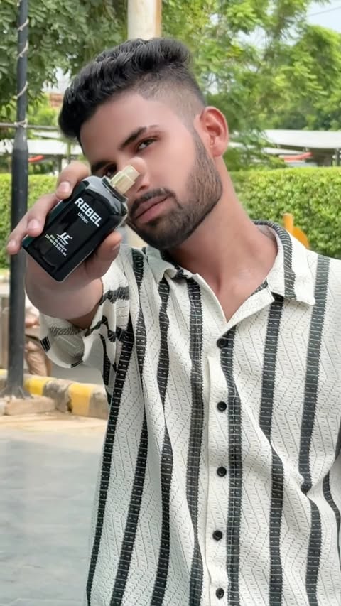 Instagram post by @ivivek_77 for La'French Perfume. Caption reads: Your invisible accessory ….✨😇 @lafrenchperfumes....