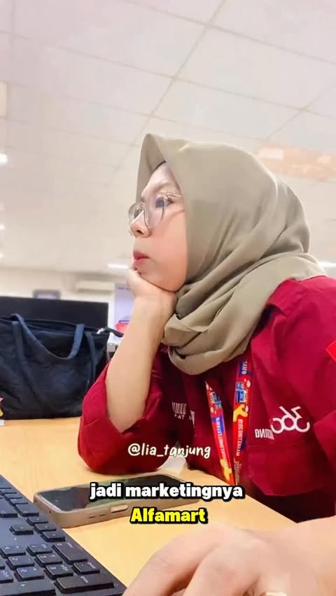 Instagram post by @lia_tanjung for Alfamart. Caption reads: [...] hari🌼 Sekarang udah available di Alfamart &....