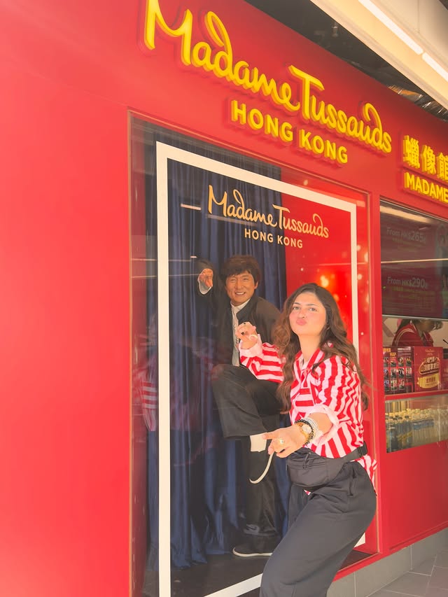 Instagram post by @naziadavison for Discover Hong Kong. Caption reads: [...] happy to have experienced it with....
