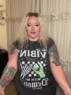 TikTok post by @couponingbaddie for Mad Rabbit. Caption reads: This tattoo balm works wonders😍🤞🏻 @Mad Rabbit....