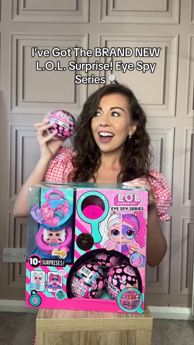 Instagram post by @lolsurprise.uk for Smyths Toys Uk. Caption reads: Ad 👀 Eye Spy, a brand new series from....