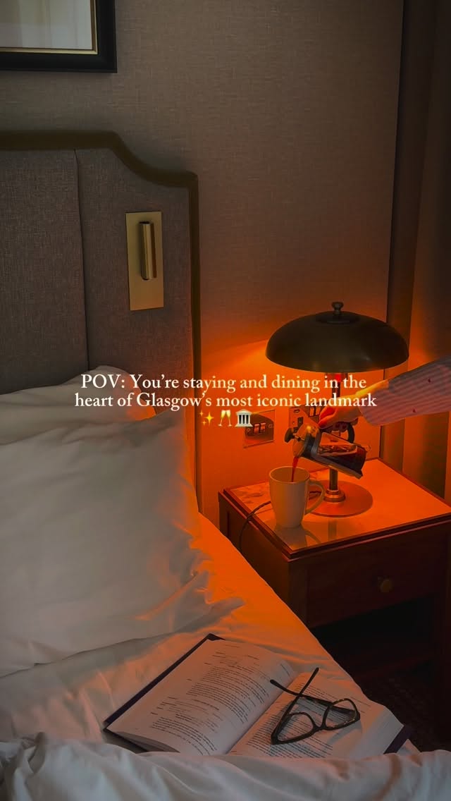 Instagram post by @thedreamywanders for Native. Caption reads: Stay, dine, and experience one of Glasgow’s most....