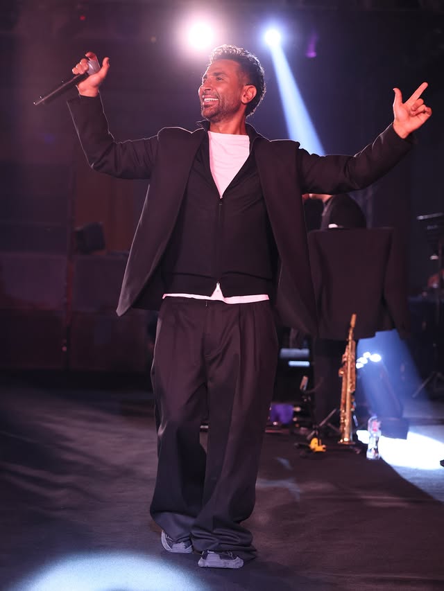 Instagram post by @ahmedsaadofficial for HSBC. Caption reads: From the private event of #HSBC #AhmedSaad....