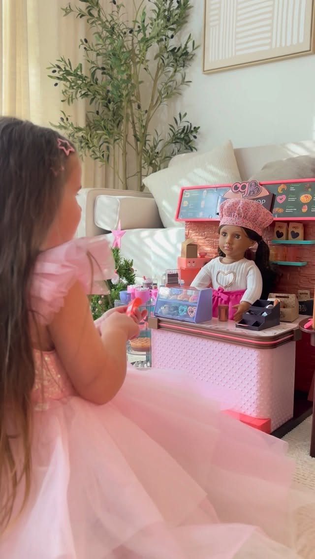 Instagram post by @lena_rymlianska for Our Generation Dolls. Caption reads: Absolutely love Our Generation! 💕 The dolls and....