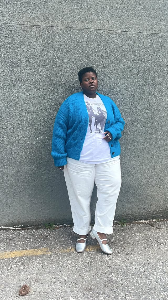 Instagram post by @styleisstyle for Maguire Shoes. Caption reads: [...] Fleetwood Mac tee old asos pants....