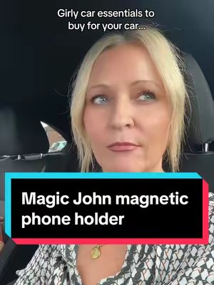 TikTok post by @joanne_baxter for MAGIC JOHN. Caption reads: [...] car suction holder I’ve ever bought by....